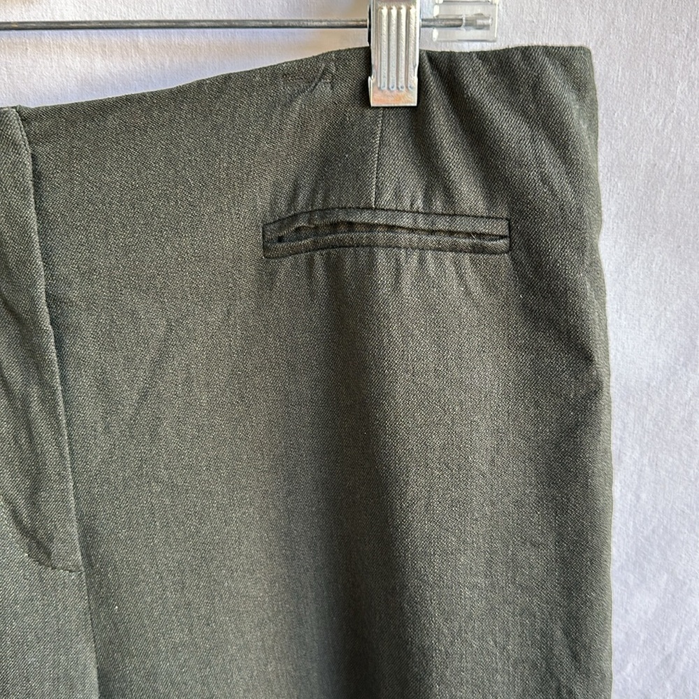 Talbots Petites green lined wool pants, size 14 - Picture 4 of 9